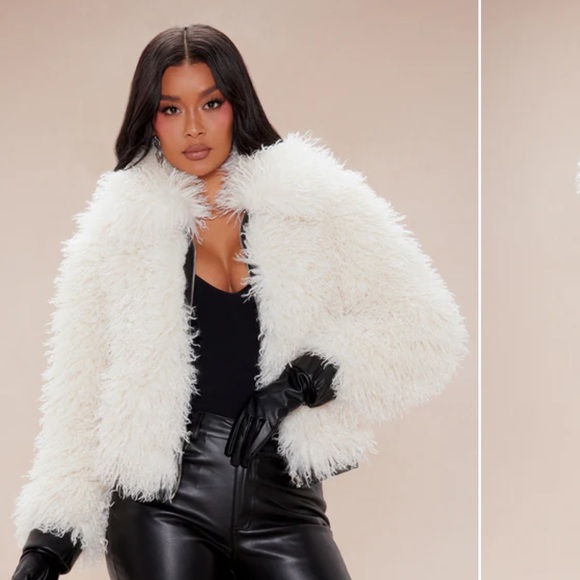 Fashion Nova Jackets & Blazers - Fashion nova Faux Fur Jacket